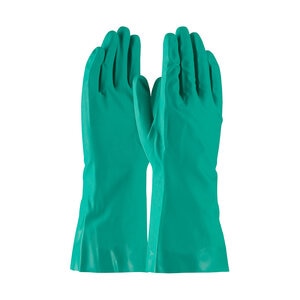 Assurance Unsupported Gloves Nitrile Green 15 ml 13 in. Flocked Diamond XXL (sold individually)