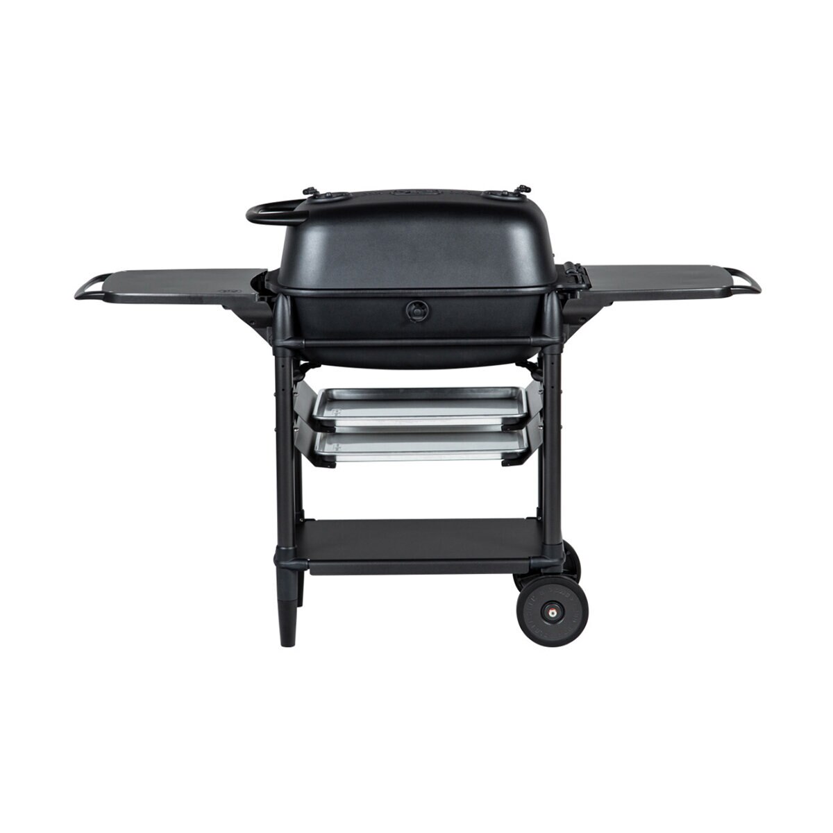 Portable Kitchens PK300 Charcoal BBQ Grill and Smoker Portable Cast ...