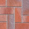 Pacific Clay Common Paver Split Red Flashed 3-3/4 in. x 1-1/4 in. x 7-5/8 in. (870 pc./pallet)