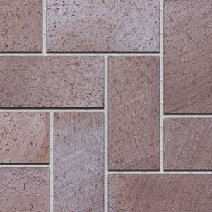 Pacific Clay Modular Paver Brown Flashed 3-5/8 in. x 2-1/4 in. x 7-5/8 in. (510 pc./pallet)