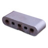 Pacific Clay- 9 in. Bullnose Cored Dark Iron Spot 3-1/2 in. x 2-3/16 in. x 9 in. (384 pc./pallet)