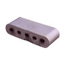 Pacific Clay 9 in. Double Bullnose Cored Medium Iron Spot 3-1/2 in. x 2-3/16 in. x 9 in. (384 pc./pallet)