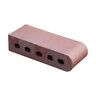 Pacific Clay 12 in. Bullnose Cored Light Iron Spot 3-1/2 in. x 2-3/16 in. x 11-1/2 in. (288 pc./pallet)