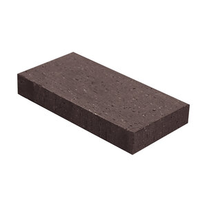 Pacific Clay Fireback Split Black 4-1/2 in. x 1-1/4 in. x 9 in. (648 pc./pallet)