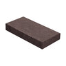 Pacific Clay Fireback Split Black 4-1/2 in. x 1-1/4 in. x 9 in. (648 pc./pallet)
