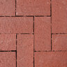 Pacific Clay 2-1/4 in. Mission Paver Sunset Red 4 in. x 2-1/4 in. x 8 in. (510 pc./pallet)