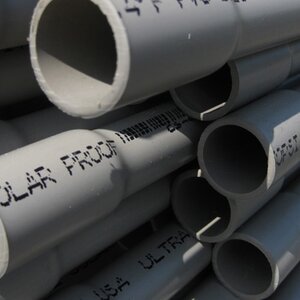 PVC UV Resistant Pipe 3 in. x 20 ft. Sch 40 Bell End (Priced per ft.)