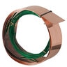Copper Grounding Plate with Insulated Conductor 4 in. x 36 in.