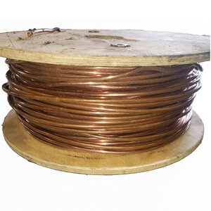 Solid Bare Copper Wire 6 Gauge 250 ft.
