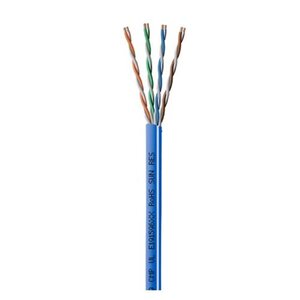 UF Wire White Blue Stripe 14 Gauge 1 Conductor 2,500 ft.
