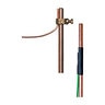 Paige UL Listed Copper-Clad Ground Rod Decoder 2-Wire Paths 10 AWG 8 ft. Rod 15 ft. Wire