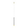 Par Aide Flagstick 2-Stripe Black & White 1/2 in. Dia. 7.5 ft.
