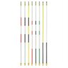 Regulation Flagstick Fiberglass 2-Stripe Black and White Striped 1/2 in. x 7.5 ft. (Box of 9)