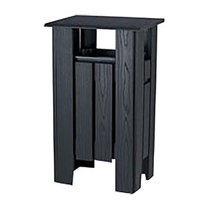 Par Aide Trash Pro 10 Trash Can Black