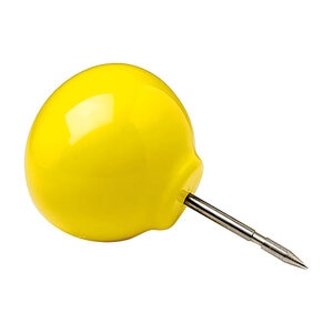 Par Aide Tee Marker Satellite/Plastic Yellow