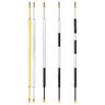 Tournament Flagstick Aluminum/Fiberglass 2-Stripe Black and White Striped 1 in. x 8 ft.