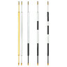 Tournament Flagstick Aluminum/Fiberglass 3-Stripe Black and White Striped 1 in. x 8 ft.