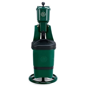 Deluxe Ball Washer Ensemble With Single Trash Hunter Green