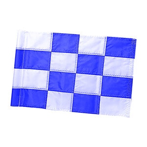 Par Aide Flag Tuve Blue/White Checkered (Set of 9)