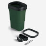 Trash Mate Trash Receptacle Single Unit Hunter Green