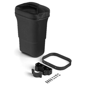 Trash Mate Trash Receptacle Single Unit Black