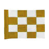 Flag Oversized Range Par Aide Chk Yellow/Wht
