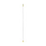 10 Fiberglass Flagstick Bright White Paraide