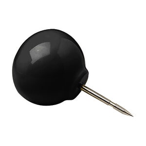 Tee Marker Satellite/Plastic Black