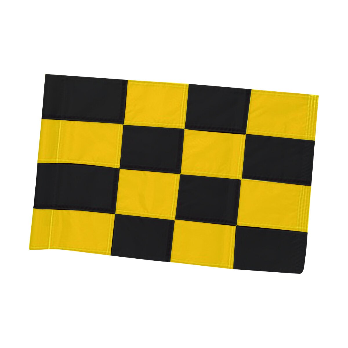 Oversize Range Flag Checkered Blk Yellow Paraide | SiteOne US