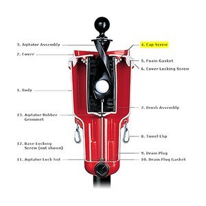 Cap Screw For Mounting Plastic Brush Assembly ea