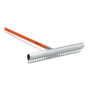 AccuSmooth Maintenance Bunker Rake 22 in. Head 66 in. Orange Handle