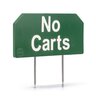 Dura-Flex Sign Hunter Green with White Letters No Carts