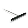 Accuform Ace II Deep Face Bunker Rake 25 in. Head 8 ft. Powder Coated Handle