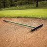 Accuform AccuCurv Bunker Rake 15 in. Head 54 in. Hunter Green Honeycomb Handle