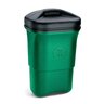 Trash Mate Trash Receptacle Single Unit Hunter Green