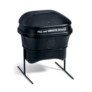 Divot Mate Bucket Traditional Low Stand Black