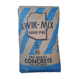 Paragon Kwikmix Pre-Mixed Concrete 4000 PSI 80 lb. Bag