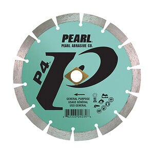 Pearl Abrasive P4 Segmented Blade 5 in. x 0.08 in. x 7/8 in. - 5/8 in. Adapter