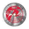 Pearl Abrasive P2 Pro-V Flat Core Turbo Blade 10 in. x 0.095 in. x 7/8 in. 5/8 in. Adapter