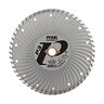 Pearl Abrasive P3 SD Silver Waved Core Turbo Blade 7 in. x 0.08 in. x 7/8 in. 5/8 in. Adapter