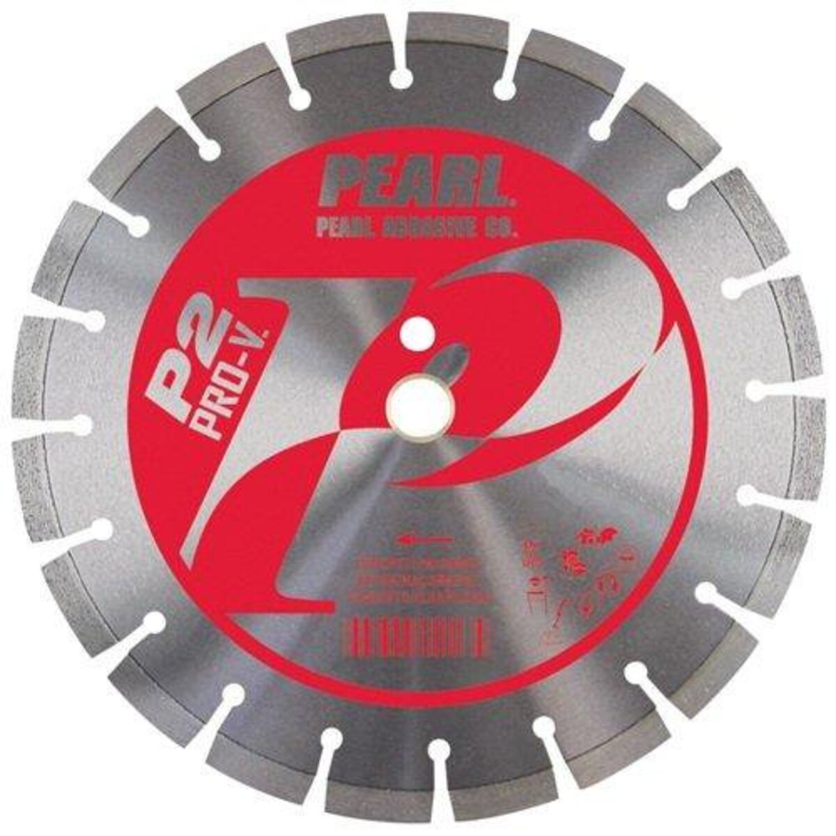 Pearl Abrasive P2 Pro-V Concrete and Masonry Blade 14 in. x 0.125 in ...