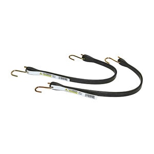 Peerless EPDM Tarp Straps Rubber w/ S-Hooks 15 in.