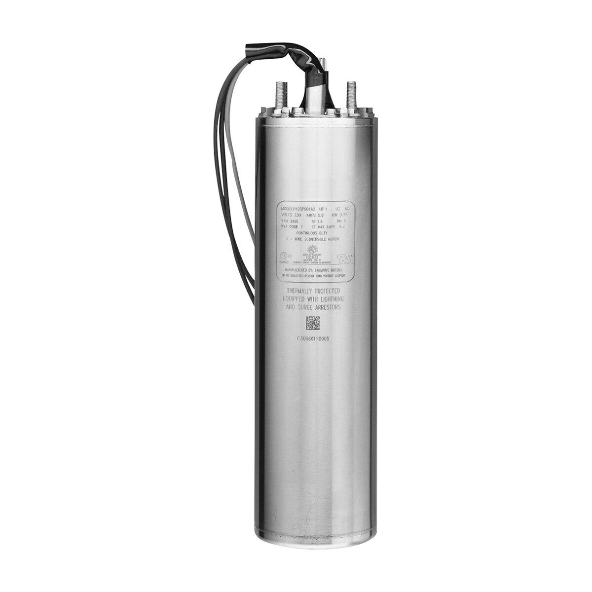 Pentair Sta-Rite Submersible Motor Pentek XE Series Silver Stainless ...