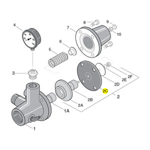 Diaphragm For 10MS Pressure Regulator