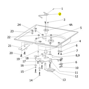 Agitator Arm Permagreen