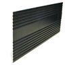 permaloc Proline Aluminum Edging Black Duraflex 1/8 in. X 4 in. X 8 ft. w/ 3 Stakes
