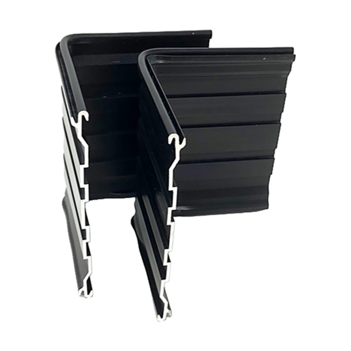 Permaloc Channel Out Corner Black Duraflex 4 in | SiteOne US