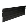 Permaloc Cleanline Aluminum Edging Anodized Black 1/8 in. x 4 in. x 16 ft.