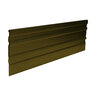 Permaloc CleanLine Aluminum Landscape Edging Bronze Duraflex 3/16 in. x 5-1/2 in. x 8 ft. (15 pc./pack)