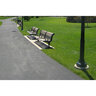 Permaloc AsphaltEdge Aluminum Asphalt Restraint Black DuraFlex 6 in. x 3 in. x 8 ft. (w/ 1 connector per piece)